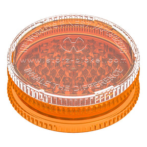 Storz & Bickel 2pc Herb Mill in Acrylic, Extra Large 3.5" Grinder with Textured Grip