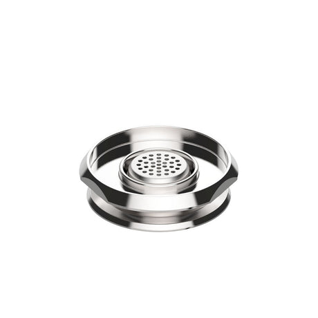 Storz & Bickel Plenty Dosing Capsule Adapter, top view on a seamless white background