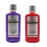 Strip NC Extra Strength Cleanser in Purple and Red, 32oz Closable Bottles, Front View