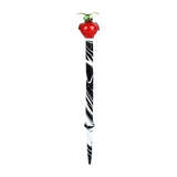 Striped Fruit Glass Dab Tool | 5.5" | Assorted Designs | 10ct Bundle