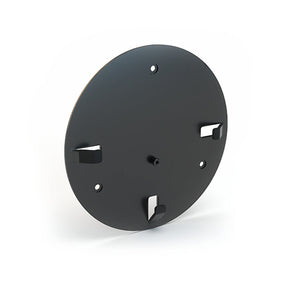 Stündenglass V2 Wallmount in Black, Front View, Compact Design for Hookahs