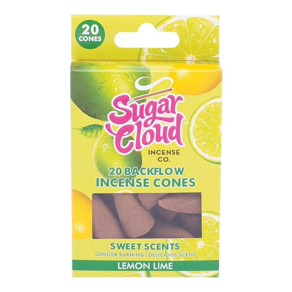 Sugar Cloud Sweet Scents Backflow Incense Cones | 20pc