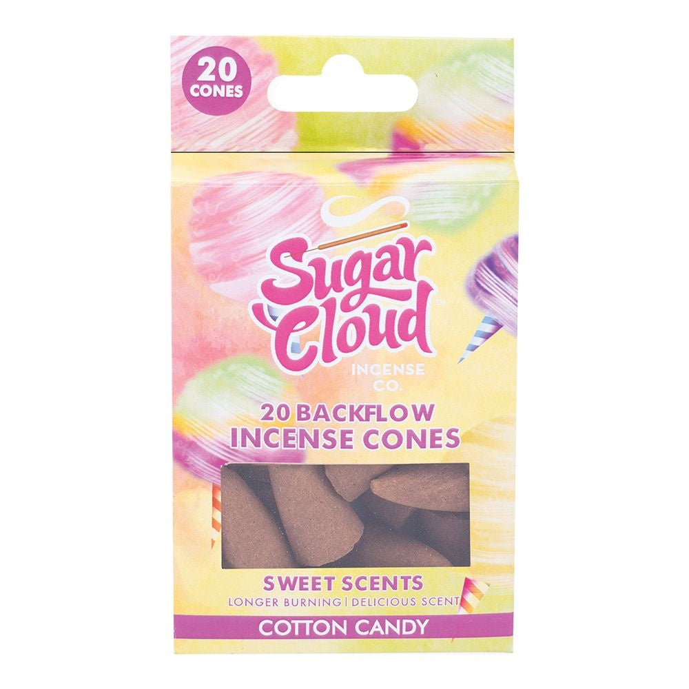 Sugar Cloud Sweet Scents Backflow Incense Cones | 20pc