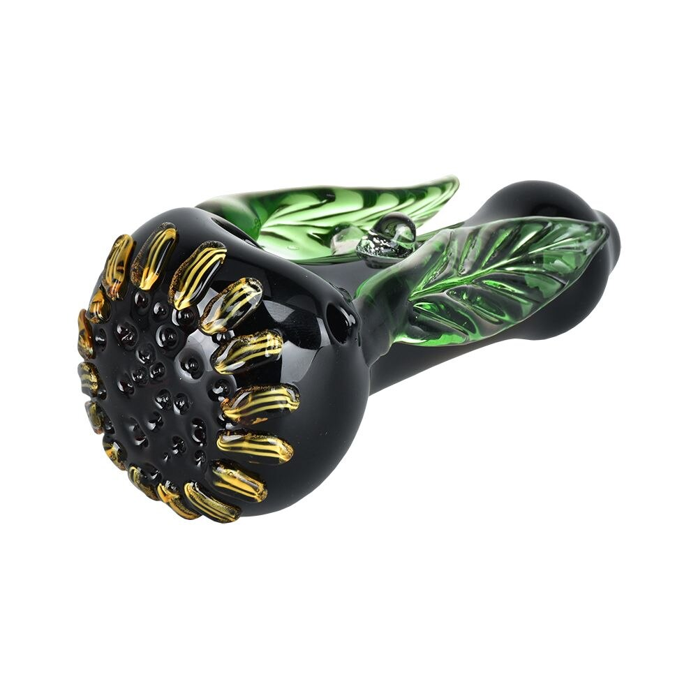 Sunflower Glass Spoon Pipe | 4.5"