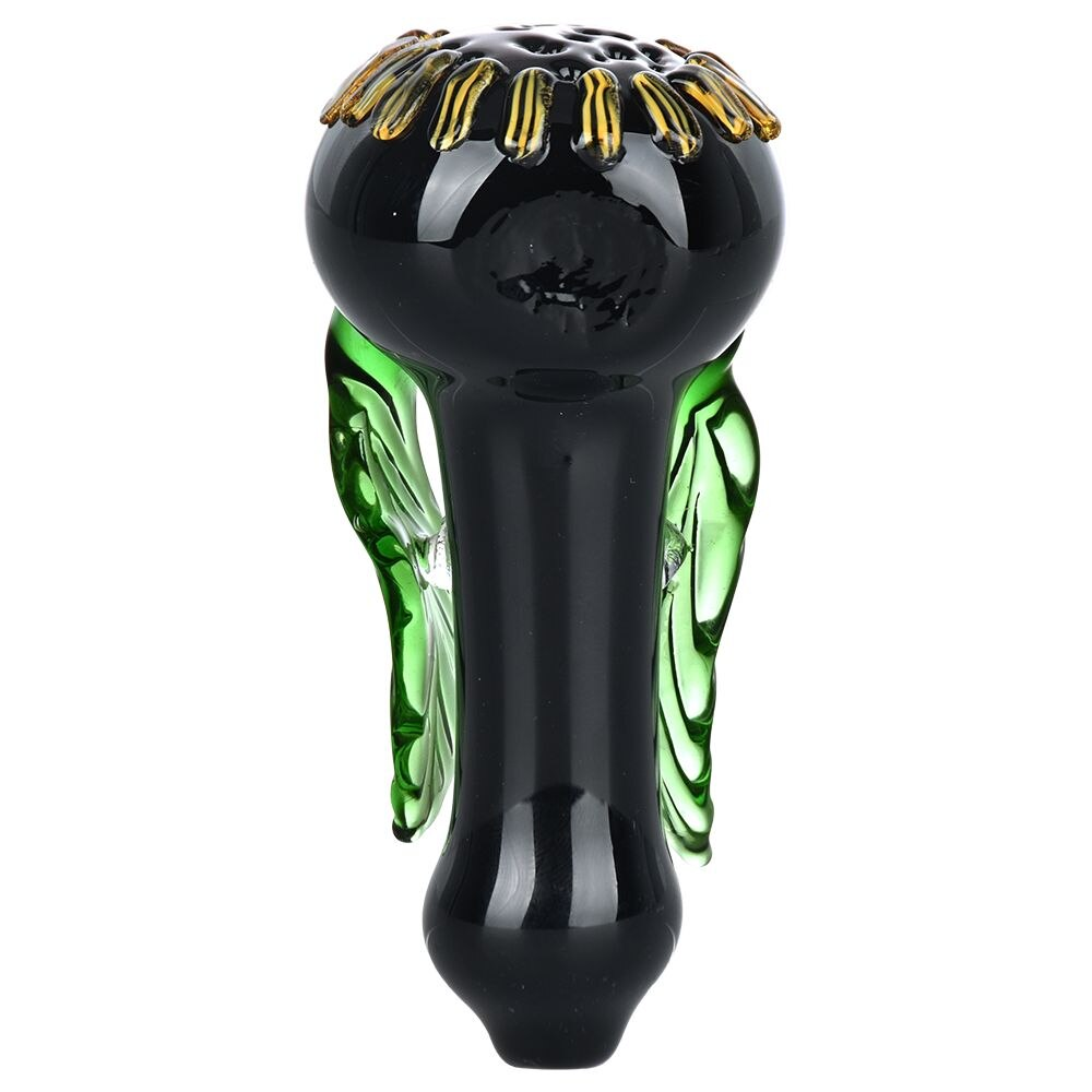 Sunflower Glass Spoon Pipe | 4.5"