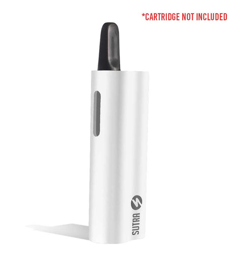 Sutra Vape Auto 510 Thread Battery in pearl white, side view
