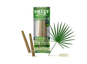 Sweet Palm Pre-Rolled Cones 20 Pack, Extra Green, Organic, Flavorful, Compact for Dry Herbs