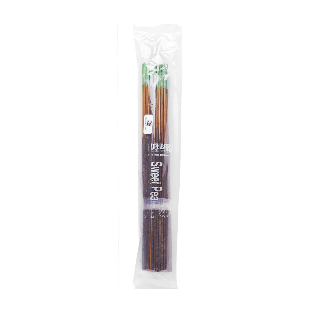 Wild Berry Sweet Pea Incense Sticks 100 Pack, Front View on White Background