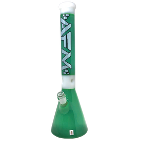 AFM 18" Pulsar Forest Green Glass Beaker Bong with 14mm Female Joint