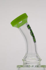 TAG 10" Bent Neck Bong with Slyme Accents and Matrix Diffuser, 14MM Female Joint