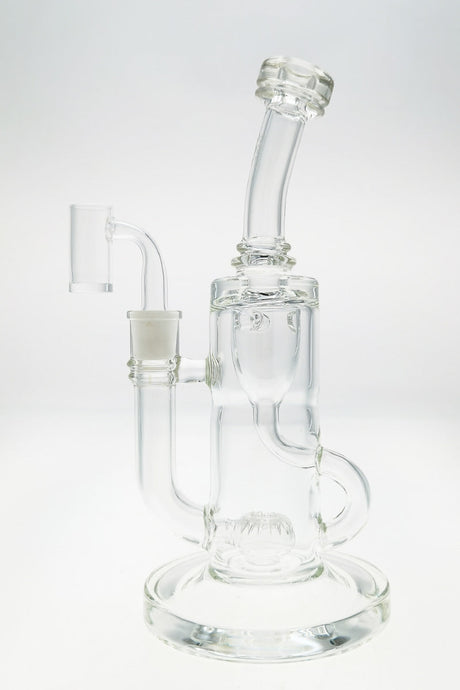 TAG 10" Klein Incycler Dab Rig with Super Slit Puck, 14MM Female Joint, Front View