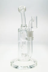 TAG 10" Clear Klein Incycler Dab Rig with Super Slit Puck Percolator and 14MM Female Joint