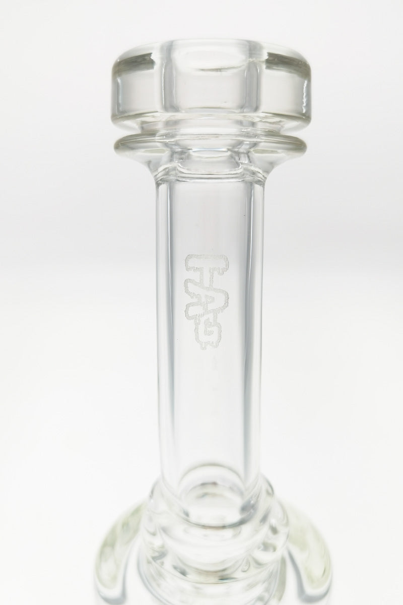 TAG 10" Klein Incycler Close-Up, Clear Borosilicate Glass with Super Slit Puck Percolator