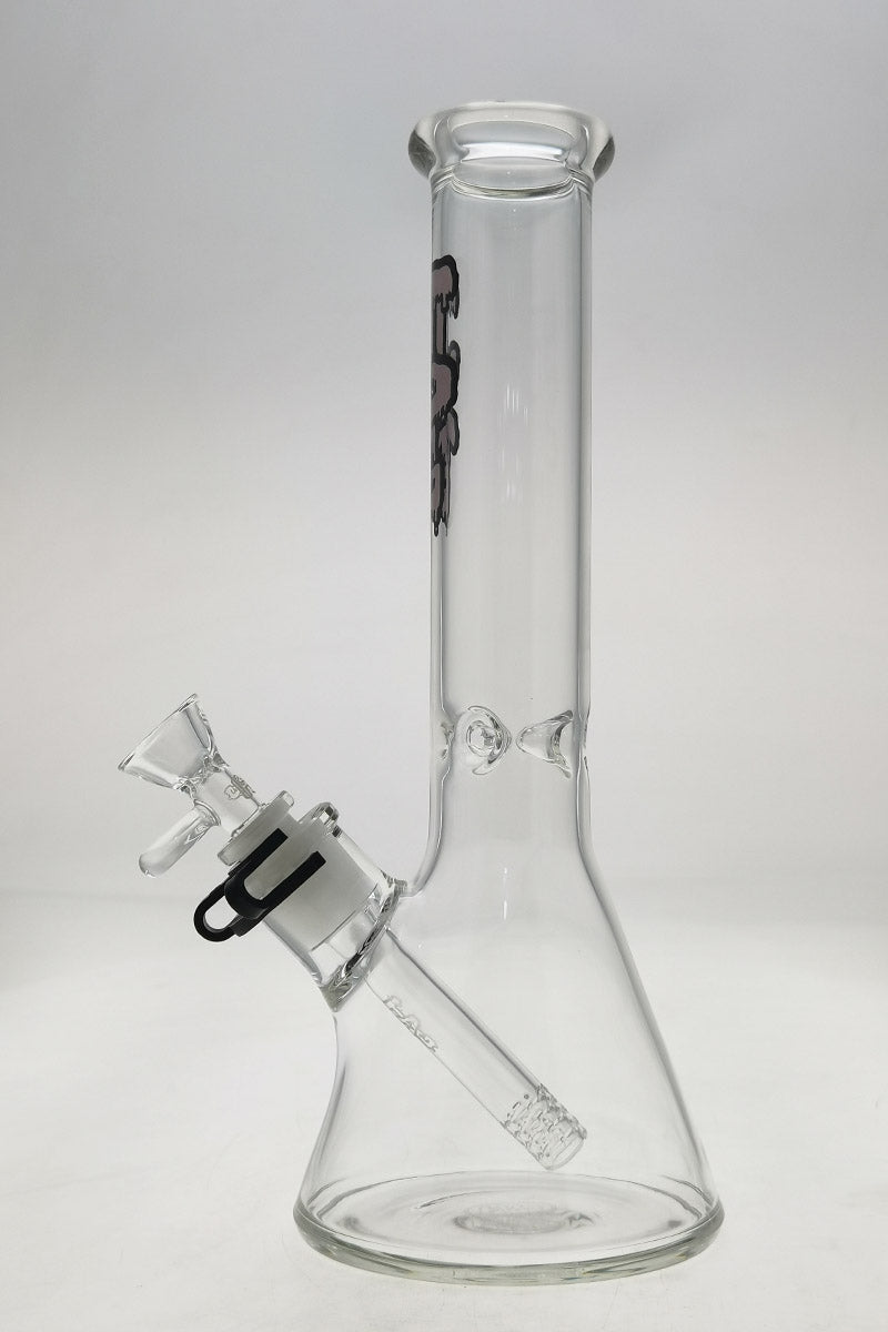 TAG 12" Clear Beaker Bong with 44x4MM Thickness and 18/14MM Downstem
