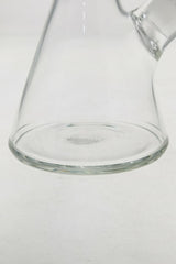 Close-up of TAG 12" Clear Beaker Base 44x4MM with Thick Glass for Durability, 45 Degree Joint