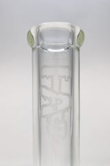 TAG 12" Beaker Bong in Clear Borosilicate Glass with 9MM Thickness and Rasta Logo