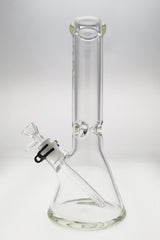 TAG 12" Beaker Bong in Clear Borosilicate Glass with 50x9MM Heavy Wall and 18/14MM Downstem