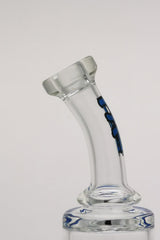 TAG 12" Bent Neck Bong with Double Honeycomb, Blue Accents, and Splashguard