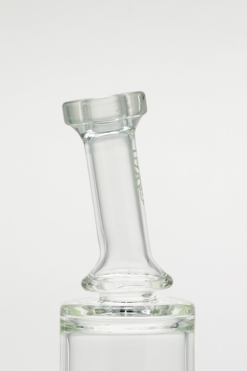 TAG 12" Bent Neck Bong with Matrix Inline Diffuser, 18MM Female Joint - Close-up