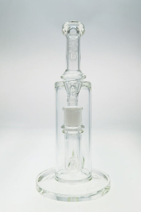 TAG 12" Clear Bent Neck Bong with Triple Inline Diffuser for Smooth Hits