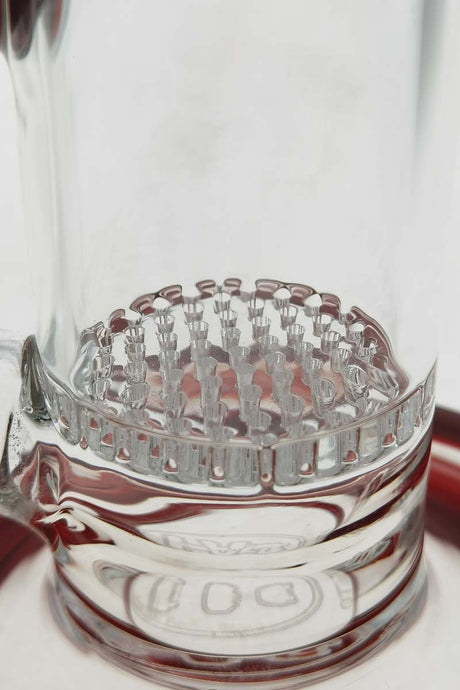 Close-up of TAG 12" Bong with Honeycomb Percolator and Fixed 8 Arm Tree Percolator