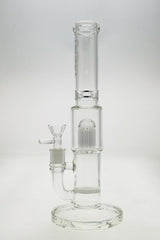 TAG 12" Clear Glass Bong with Single Honeycomb & 8 Arm Tree Percolator, 90 Degree 14MM Female Joint