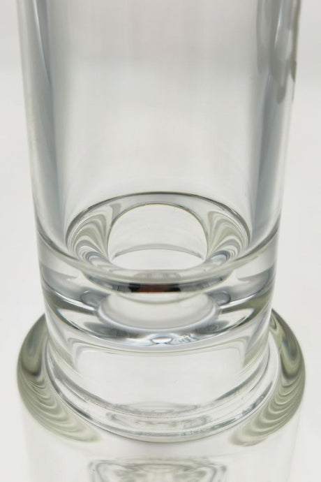 Close-up TAG 12" Honeycomb to Tree Percolator Bong Base, Clear Glass, 90 Degree Joint