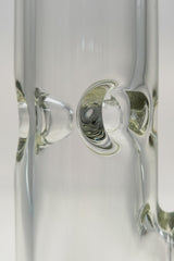 Close-up of TAG 12" Straight Tube Bong with 50mm Diameter and 7mm Thickness
