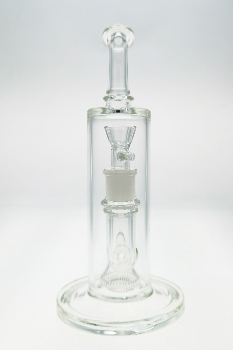 TAG 12" Super Slit Bellow UFO Bong with Showerhead Percolator, Front View