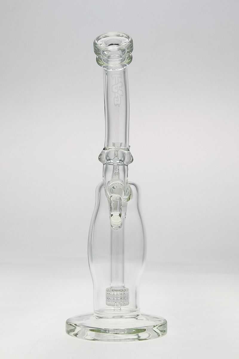 TAG 12" Clear Super Slit Matrix Bubbler with 18MM Female Joint and 5MM Thickness