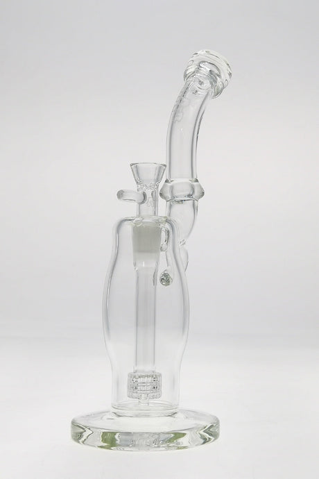 TAG 12" Super Slit Matrix Bubbler, 50x5MM with 18MM Female Joint, Clear, Front View
