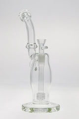 TAG 12" Clear Super Slit Matrix Bubbler 50x5MM with 18MM Female Joint, Front View