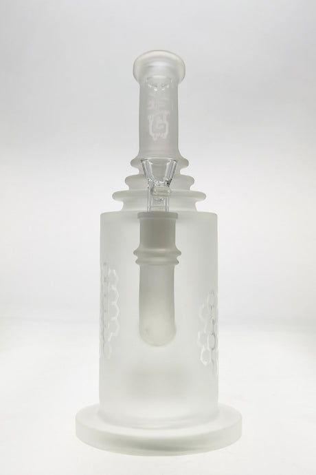 TAG 12" Super Slit Matrix Diffuser Bong, 100x5MM Can, 18MM Female, Front View