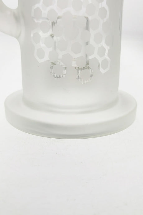 Close-up of TAG 12" Super Slit Matrix Diffuser for Bongs with Clear Borosilicate Glass