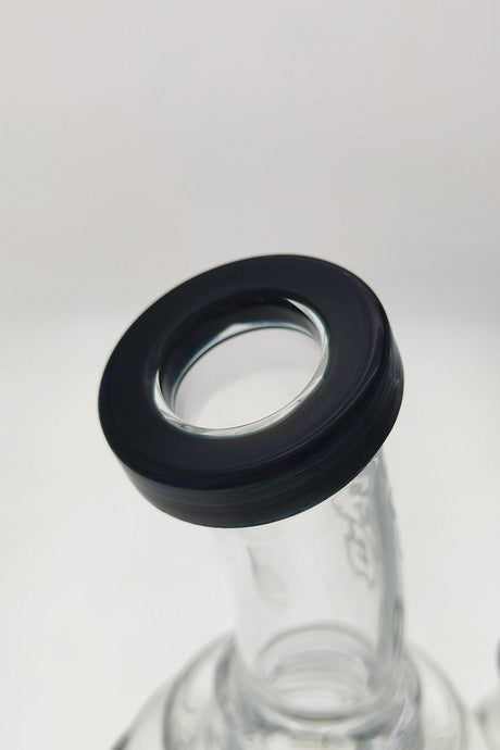 Close-up of TAG 12" Super Slit Matrix Diffuser with Black Accent on 18MM Female Joint