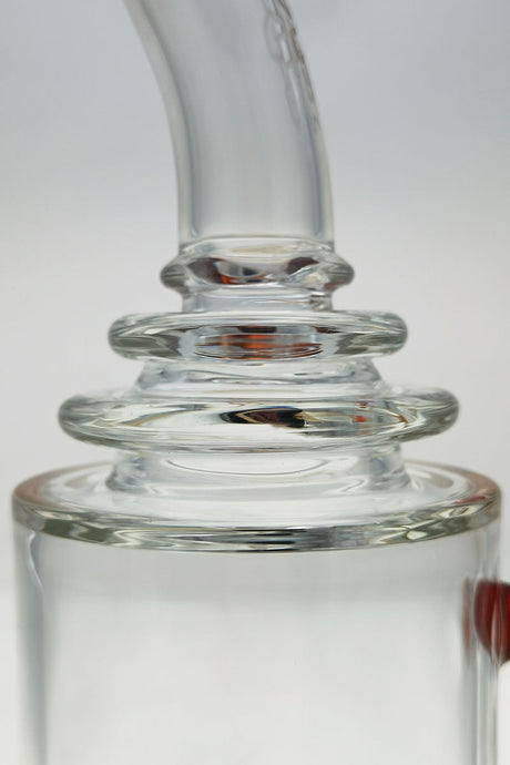 Thick Ass Glass 12" Bong with Matrix & Showerhead Percolators, 5mm Borosilicate, Close-Up