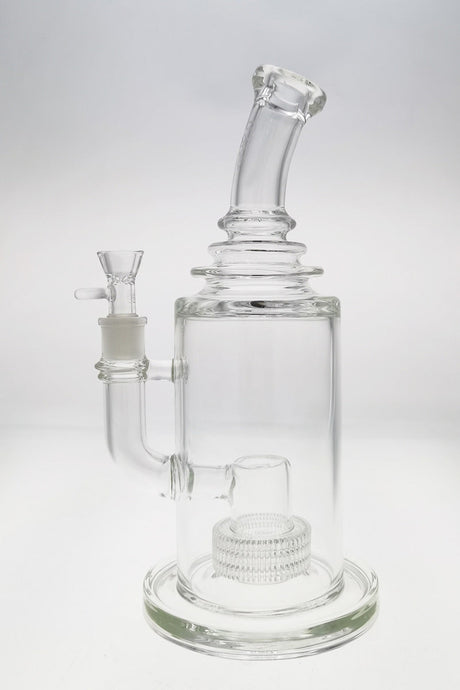 TAG 12" Super Slit Matrix Diffuser Bong, 100x5MM Can, 18MM Female, Front View on White