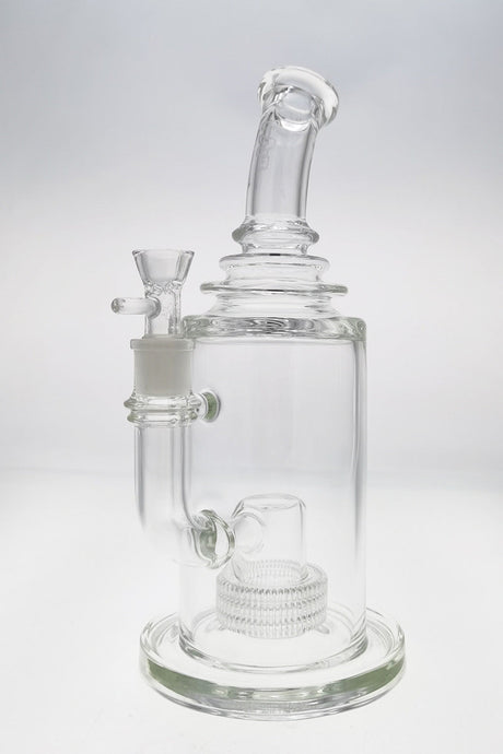 Thick Ass Glass 12" Bong with Matrix & Showerhead Percolators, 5mm Borosilicate, front view