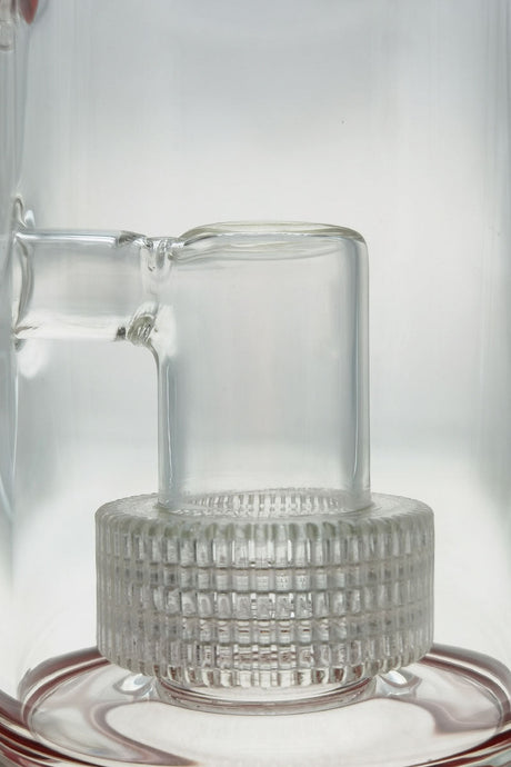 Close-up of TAG 12" Super Slit Matrix Diffuser Bong Base with 18MM Female Joint