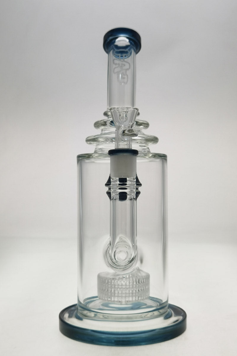 TAG 12" Bong with Super Slit Matrix Diffuser and 18MM Female Joint Front View