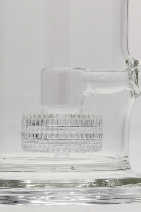 Close-up of TAG 12" Super Slit Matrix Diffuser Bong with 5mm thick glass and 18MM Female joint