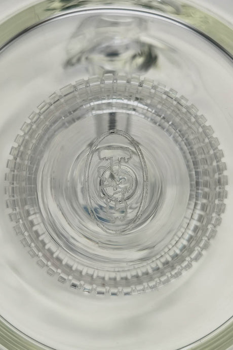 TAG 12" Bong with Super Slit Matrix Diffuser, 100x5MM Can, Top View