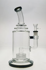 TAG 12" Super Slit Matrix Diffuser Bong with 18MM Female Joint, Front View on White