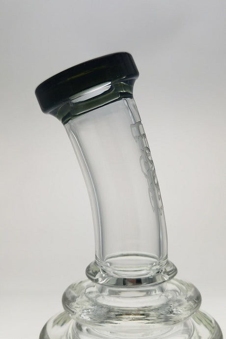 TAG 12" Black Super Slit Matrix Diffuser Bong Close-up, 18MM Female Joint