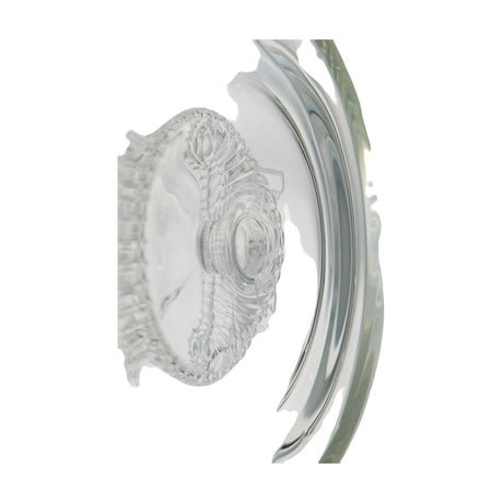 Close-up of TAG 12" Super Slit Matrix Diffuser Bong with 5mm thick glass, 90-degree joint