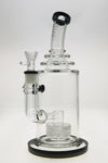 TAG 12" Super Slit Matrix Diffuser Bong with Black Accents - Front View