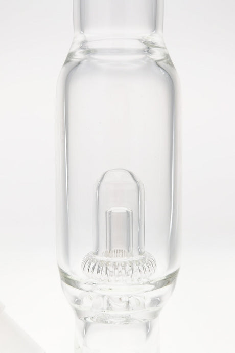 TAG 12" Clear Beaker Bong with Super Slit UFO Percolator and Thick Glass Side View