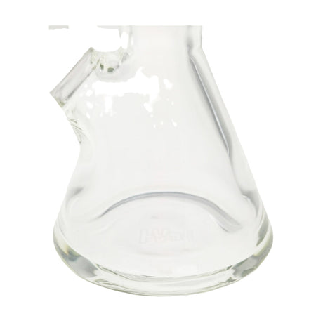 Close-up of TAG 12" Super Slit UFO Beaker Base, clear glass with Thick Ass Glass logo