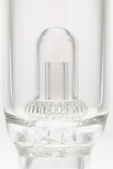 Close-up of TAG 12" Super Slit UFO Beaker Base with Showerhead Percolator for Dry Herbs