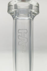 TAG 12.5" Bent Neck Bong with Super Slit Puck Diffuser, Clear Glass, 18MM Female Joint